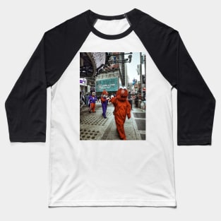 Times Square, Manhattan, New York City Baseball T-Shirt